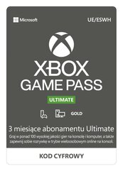 Subskrypcja Xbox Game Pass Ultimate (3 m-ce) (XSX/XSS/XOne/PC) DIGITAL