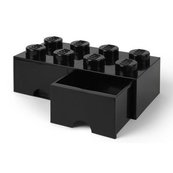 Pojemnik LEGO Szuflada 8 Czarny
