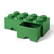 Pojemnik LEGO Szuflada 8 Zielony