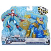 Avengers Bend and Flex - Figurka 15 cm Iron Patriot i Thanos