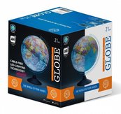 Globus 21cm z mapą fizyczną i aplikacją ALAYSKY