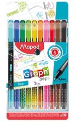 Cienkopis Graph Peps Deco 10 kolorów MAPED