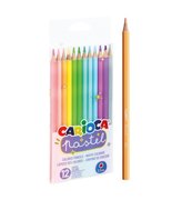 Kredki ołówkowe pastelowe 12 kolorów CARIOCA