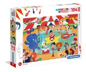 Puzzle Supercolor 104 Maxi Crazy circus