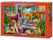 Puzzle 3000 Tigers Coming to Life CASTOR