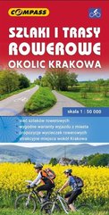 Mapa tur. - Szlaki i trasy rowerowe okolic Krakowa