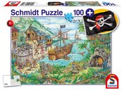Puzzle 100 Zatoka piratów + flaga G3