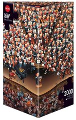Puzzle 2000 Szalona orkiestra, Loup Puzzle+plakat