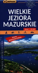 Wielkie Jeziora Mazurskie. Mapa turystyczna wodoodporna 1:50 000