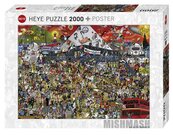 Puzzle 2000 Historia muzyki (Puzzle+plakat)