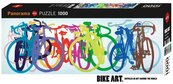 Puzzle 1000 Bike Art. Kolorowe rowery