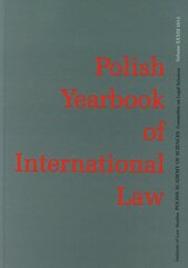 Polish Yearbook of International Law Tom XXXIII