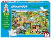 Puzzle 60 Playmobil Zoo + figurka