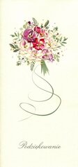Karnet Podziękowania DL 102 - Bukiet kwiatów