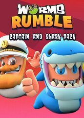 Worms Rumble - Captain & Shark Double Pack