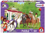 Puzzle 60 Schleich Spotkanie klubu jeździeckiego