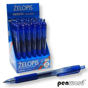Długopis żelowy niebieski 2616 p24 cena za 1 szt