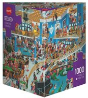Puzzle 1000 Szalony Chaos w kasynie + plakat