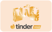 Karta podarunkowa Tinder Gold - 1 miesiąc
