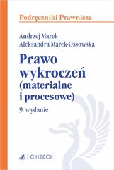 Prawo wykroczeń (materialne i procesowe). Wydanie 9