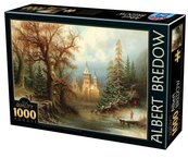 Puzzle 1000 Albert Bredow, Romantyczny krajobraz