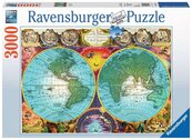 Puzzle 3000 elementów: Antyczna mapa świata