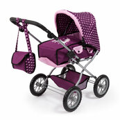 Bayer Wózek dla lalki Combi Grande różowo fioletowy z jednorożcem 15012AA