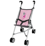 Bayer Wózek spacerówka dla lalek Buggy różowy z wróżką 30108AA