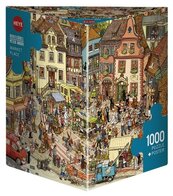Puzzle 1000 Szaleństwo na zakupach Puzzle+plakat