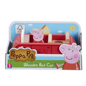 Peppa Pig - Drewniany samochód z figurką Świnka Peppa 07208