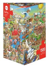 Puzzle 1500 Historia rzeki (Puzzle+plakat)