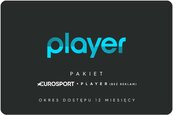 Pakiet EUROSPORT + PLAYER (bez reklam) - 12 miesięcy