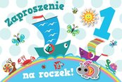 Zaproszenie Urodziny Roczek ZA-86 (10szt.)