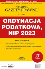 Ordynacja podatkowa. NIP 2023