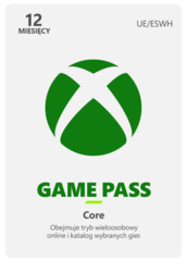 Xbox Game Pass Core – 12-miesięczne członkostwo