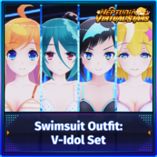 Neptunia Virtual Stars - Swimsuit Outfit: V-Idol Set (PC) klucz Steam