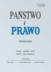 Państwo i Prawo. Nr 10/2024