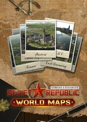 Workers & Resources: Soviet Republic - World Maps (PC) klucz Steam