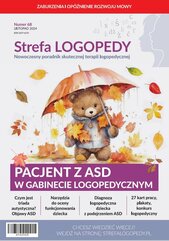 Strefa LOGOPEDY, numer 68, Pacjent z asd w gabinecie logopedycznym