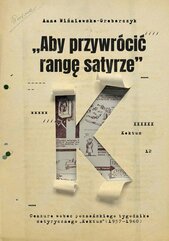 „Aby przywrócić rangę satyrze”. Cenzura wobec poznańskiego tygodnika satyrycznego „Kaktus” (1957–1960)