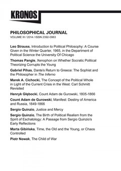 KRONOS III/2014. Philosophical Journal