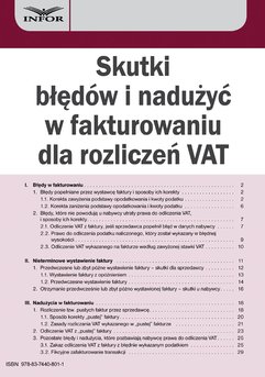 Skutki błędów i nadużyć w fakturowaniu dla rozliczeń VAT