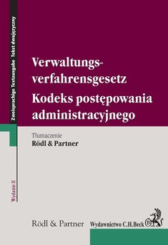 Kodeks postępowania administracyjnego. Verwaltungsverfahrensgesetz. wydanie 2