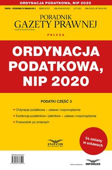 Ordynacja podatkowa, NIP 2020