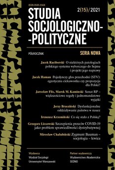 Studia Socjologiczno-Polityczne 2(15) 2021
