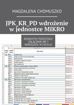 JPK_KR_PD wdrożenie w jednostce MIKRO