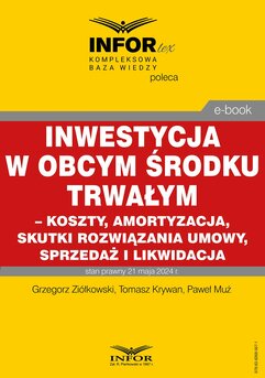 Inwestycja w obcym środku trwałym – koszty, amortyzacja, skutki rozwiązania umowy, sprzedaż i likwidacja