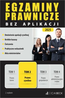 Egzaminy Prawnicze bez aplikacji 2025. Tom 2. Prawo cywilne