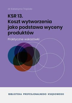 KSR 13. Koszt wytworzenia jako podstawa wyceny produktów