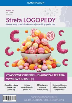 Strefa LOGOPEDY, numer 59, Owocowe cukierki – diagnoza i terapia Wymowy głoski [c]